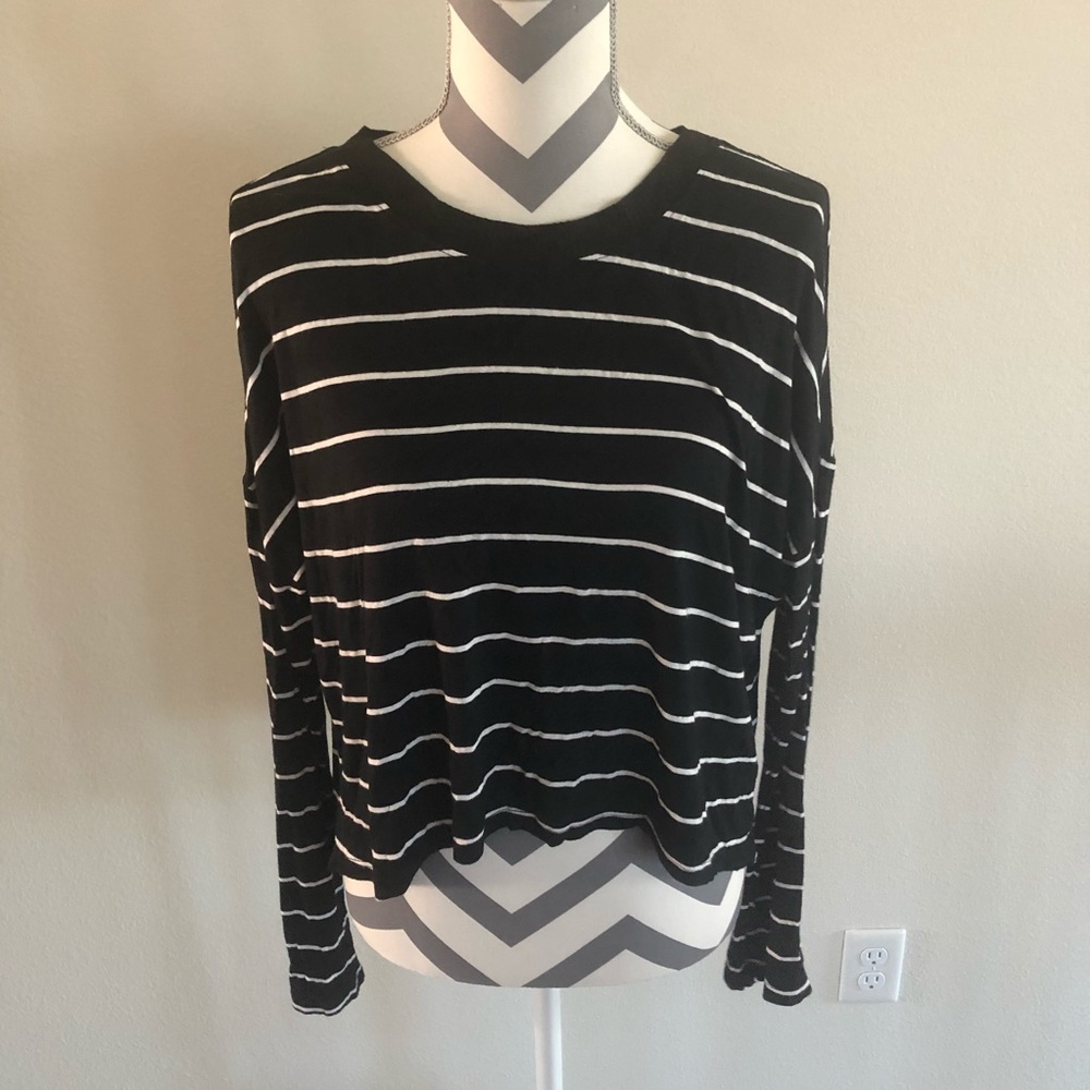 Pure Barre High Low Long Sleeve Top